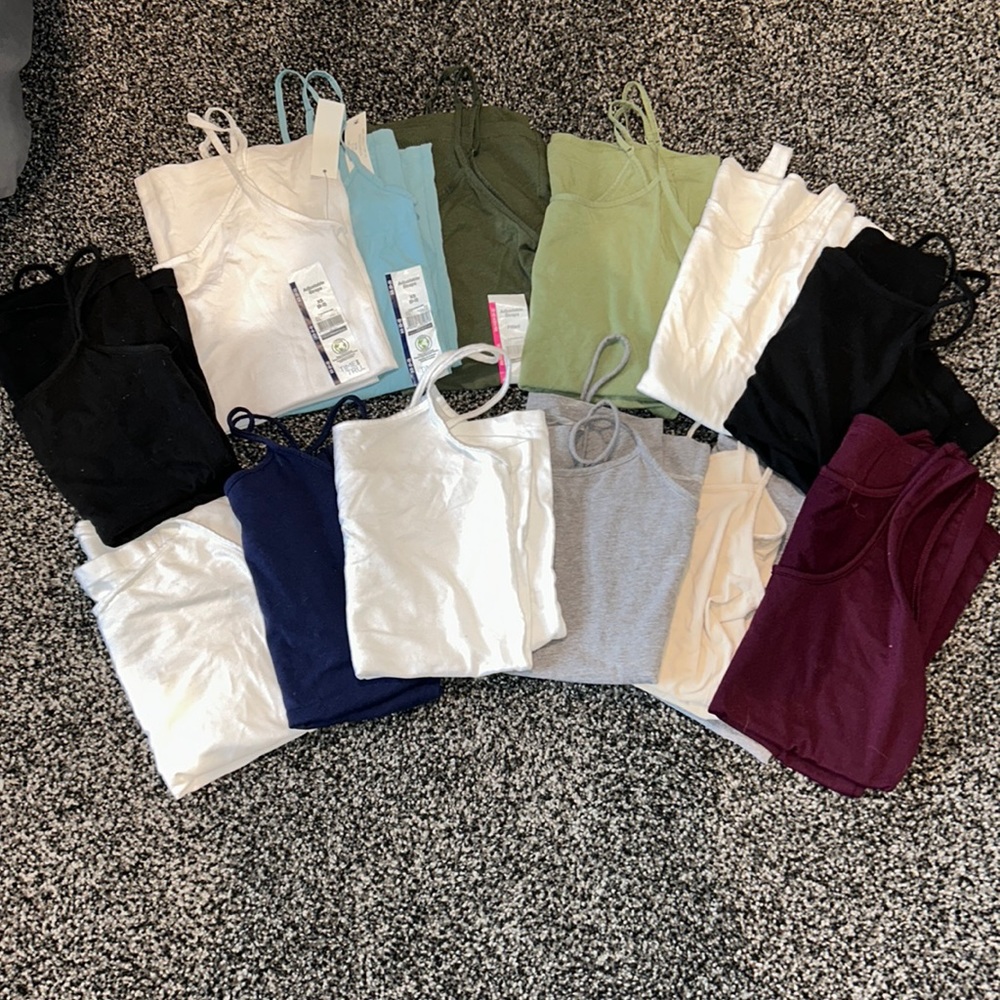 14 tank tops!